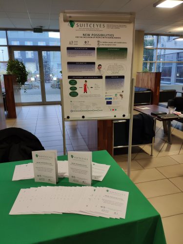 SUITCEYES stand at the conference