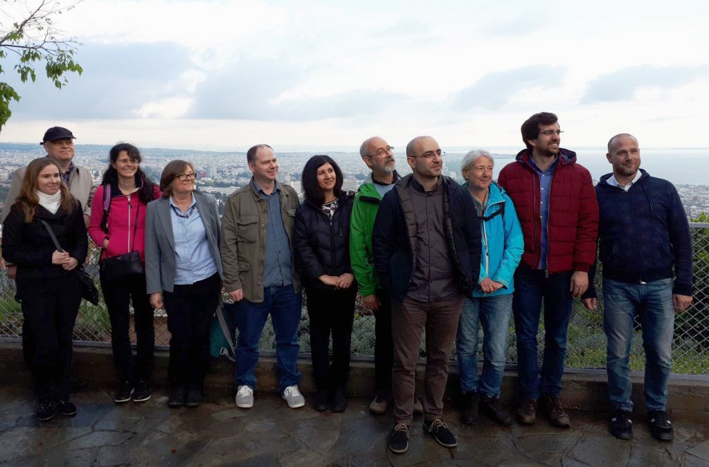 All consortium partners during the city tour 